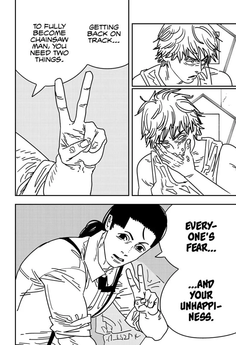 Chainsaw Man Manga Chapter 170 page 8 - How to Eat Sushi scene