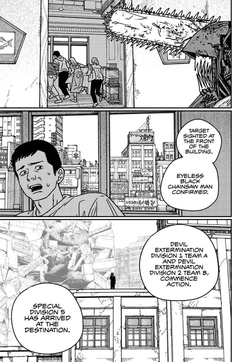 Chainsaw Man Manga Chapter 171 page 11 - Special Division 5 scene
