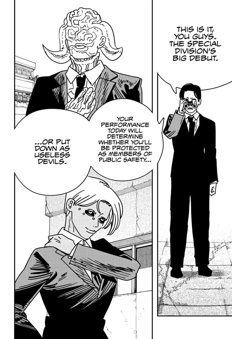 Chainsaw Man Manga Chapter 171 page 12 - Special Division 5 scene