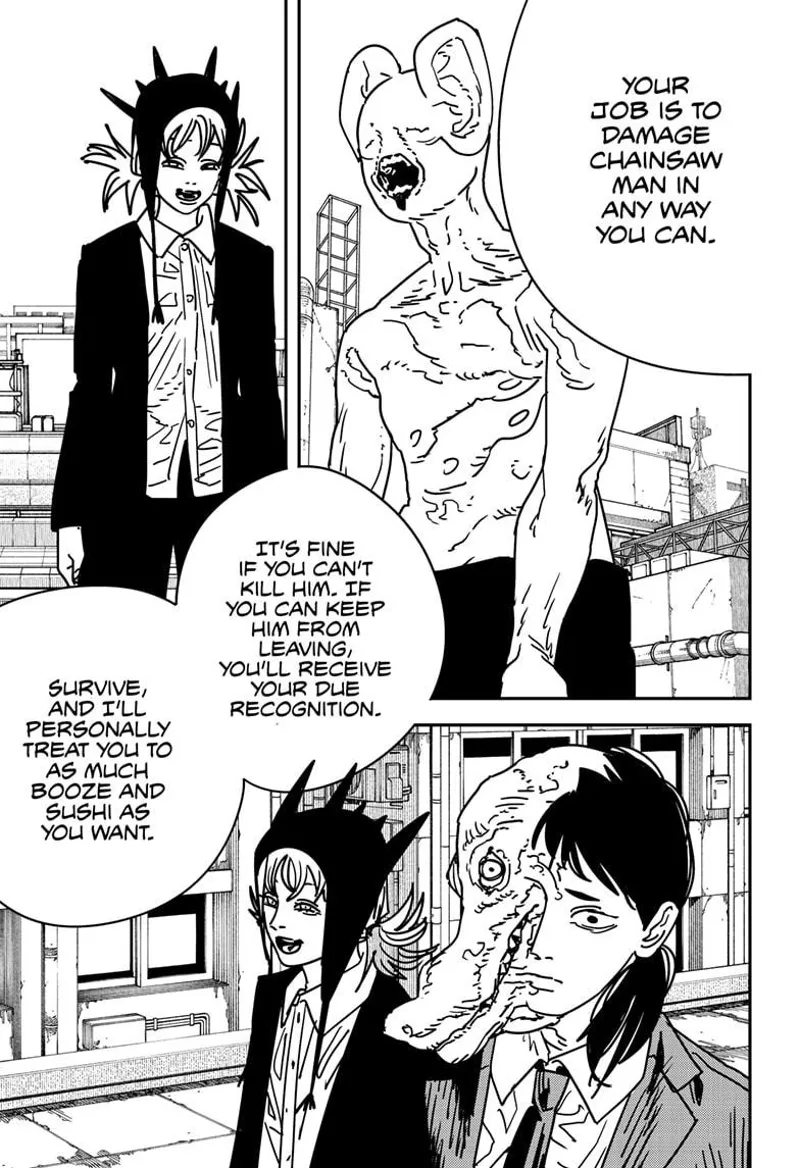 Chainsaw Man Manga Chapter 171 page 13 - Special Division 5 scene