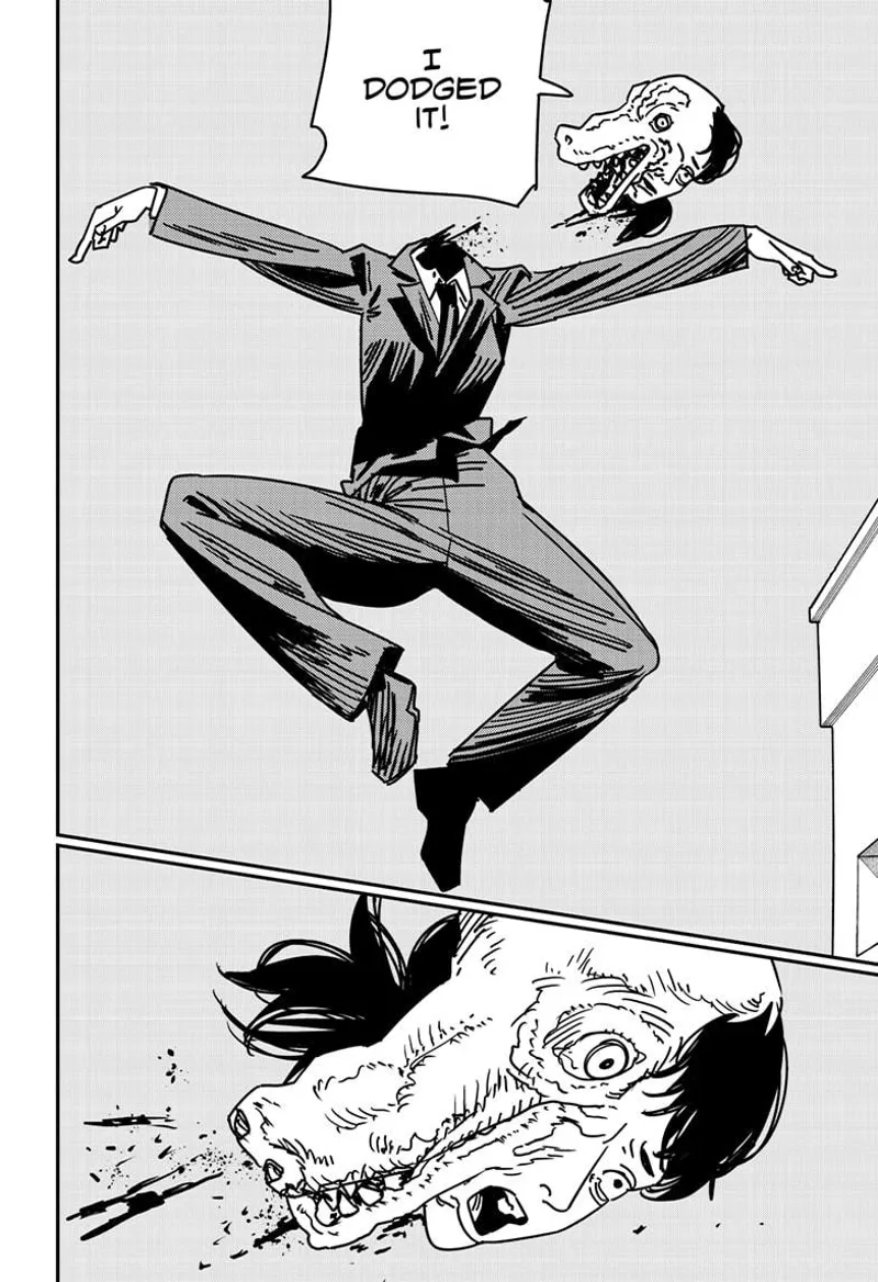 Chainsaw Man Manga Chapter 172 page 5 - Bzzz! Boom! Chomp! scene