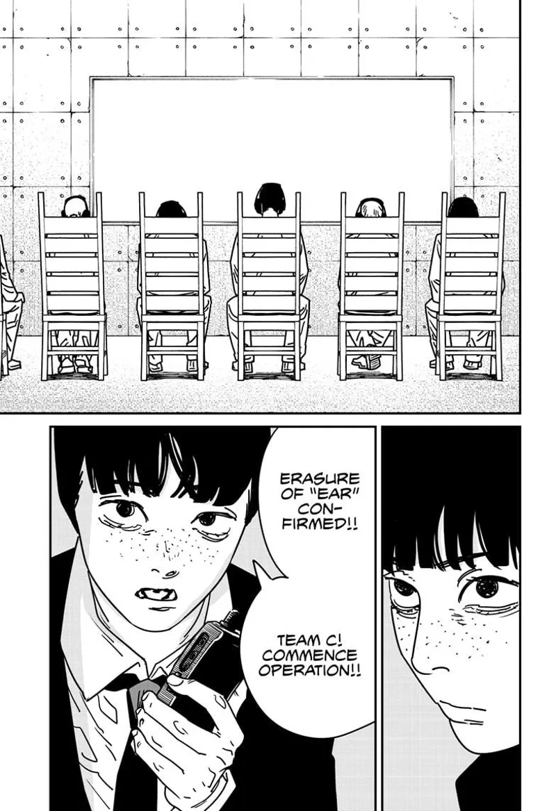 Chainsaw Man Manga Chapter 173 page 4 - Hard of Hearing scene