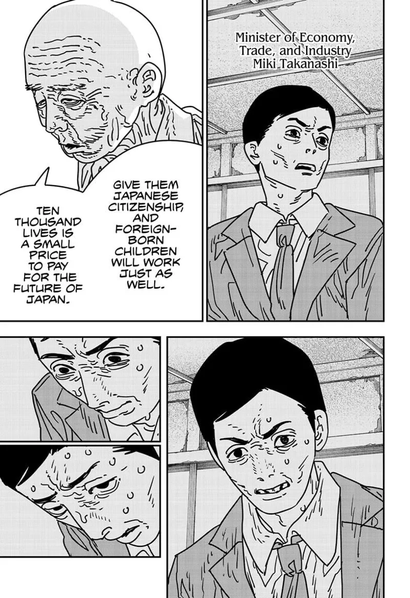 Chainsaw Man Manga Chapter 174 page 10 - Ayyy, Aging scene