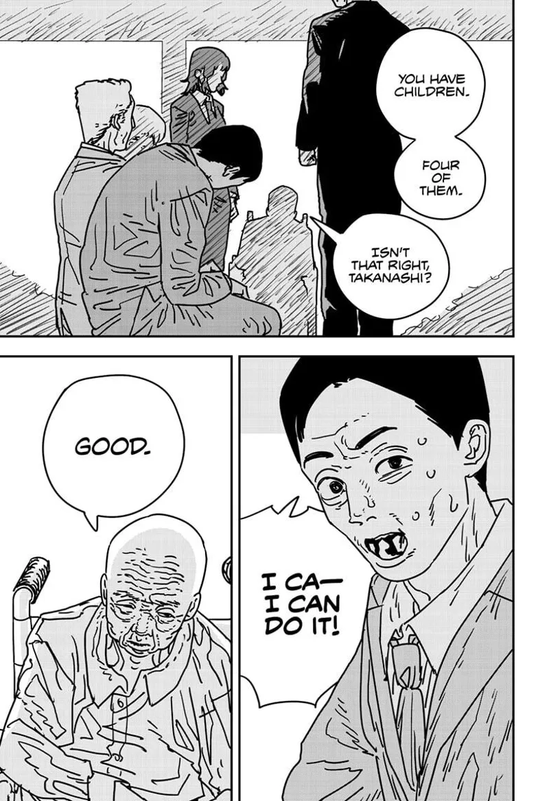 Chainsaw Man Manga Chapter 174 page 12 - Ayyy, Aging scene