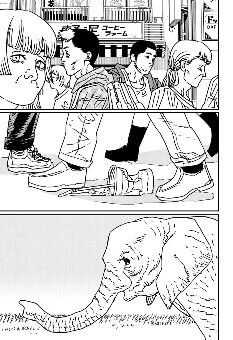 Chainsaw Man Manga Chapter 174 page 16 - Ayyy, Aging scene