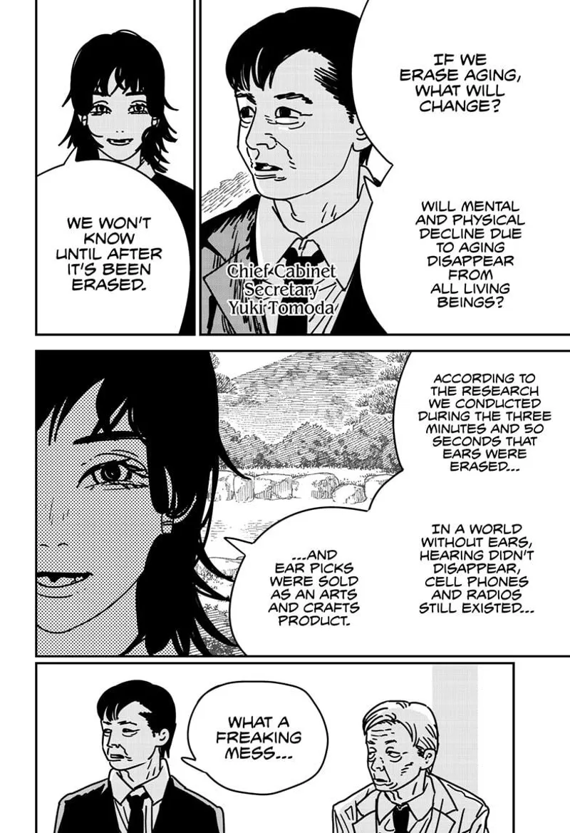 Chainsaw Man Manga Chapter 174 page 5 - Ayyy, Aging scene