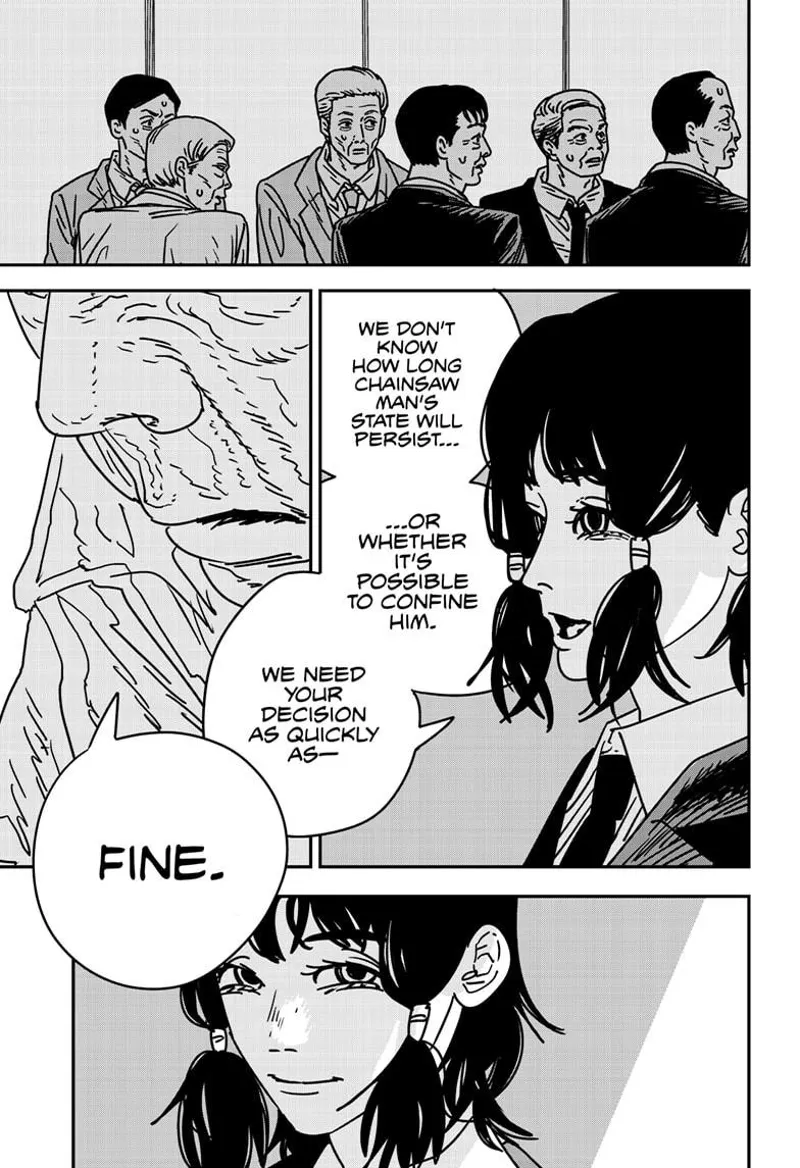 Chainsaw Man Manga Chapter 174 page 8 - Ayyy, Aging scene