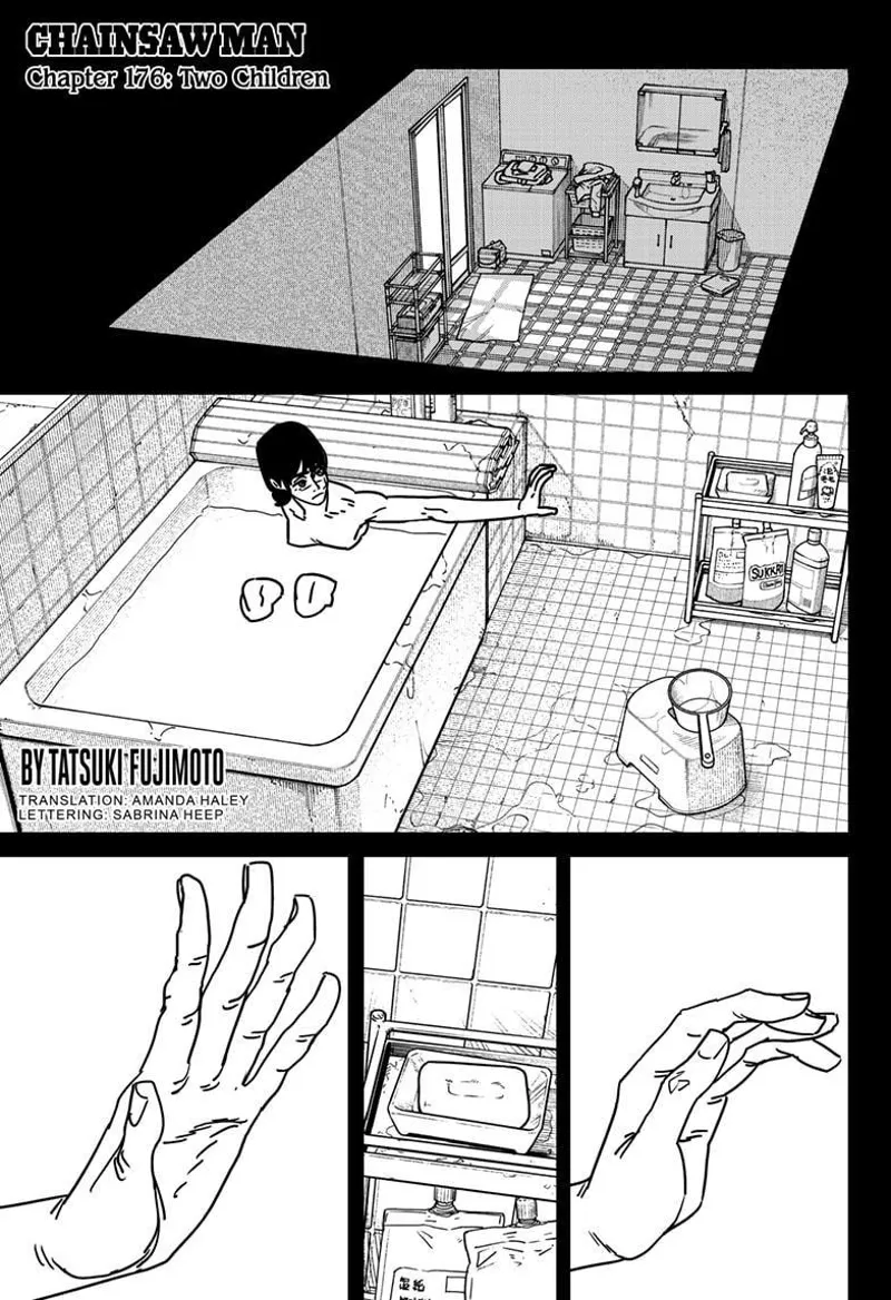 Chainsaw Man Manga Chapter 176 page 1 - Two Children scene