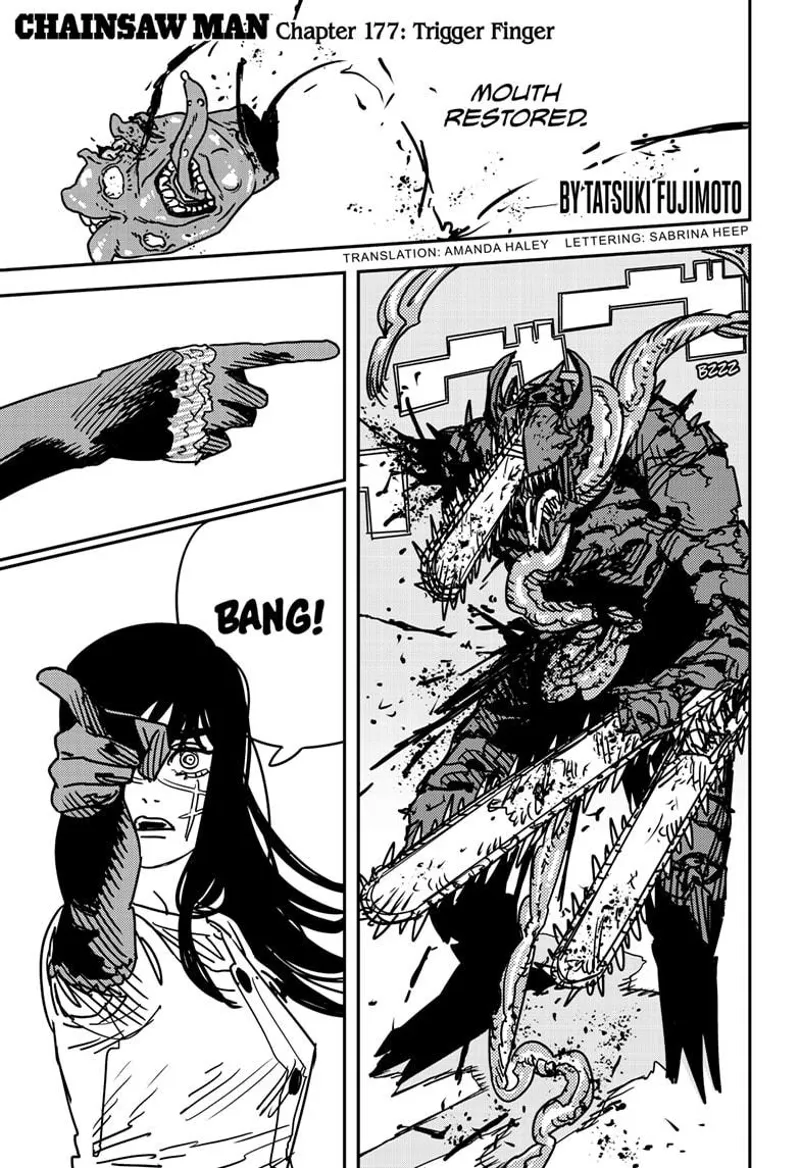 Chainsaw Man Manga Chapter 177 page 1 - Trigger Finger scene