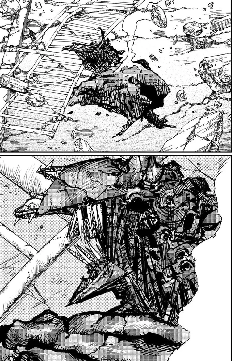 Chainsaw Man Manga Chapter 178 page 13 - Gun Goddess scene