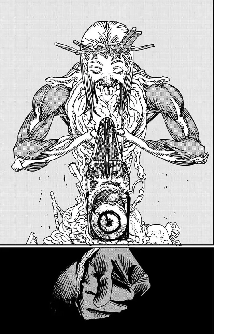 Chainsaw Man Manga Chapter 178 page 3 - Gun Goddess scene