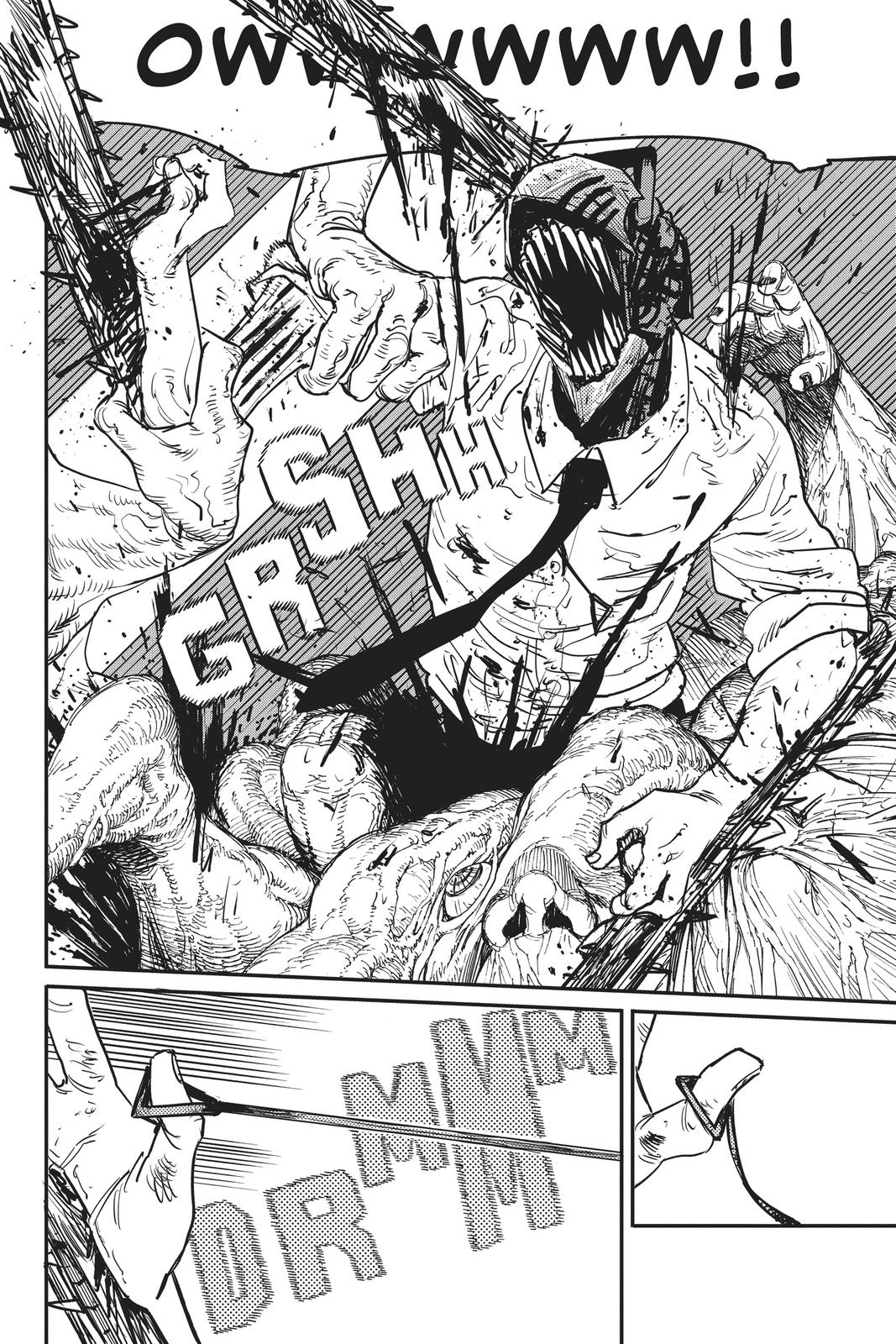 Chainsaw Man Manga Chapter 18 page 16 - Chainsaw vs Eternity scene