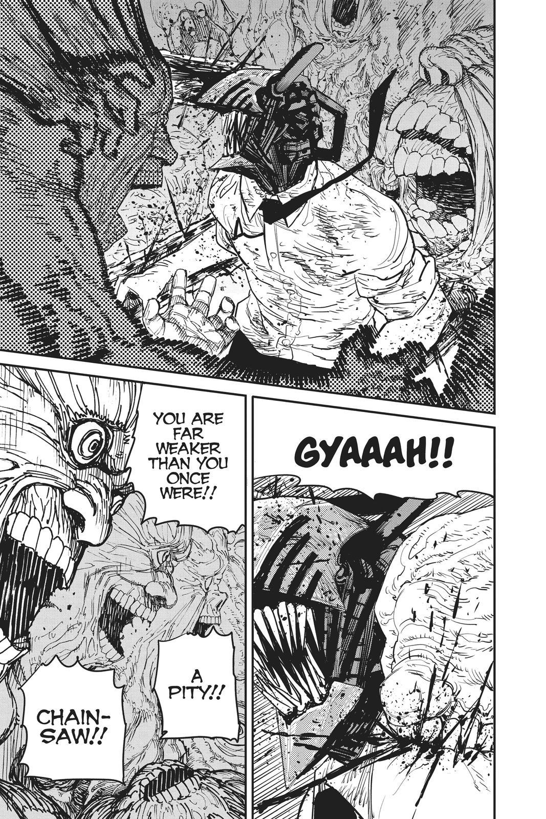 Chainsaw Man Manga Chapter 18 page 19 - Chainsaw vs Eternity scene