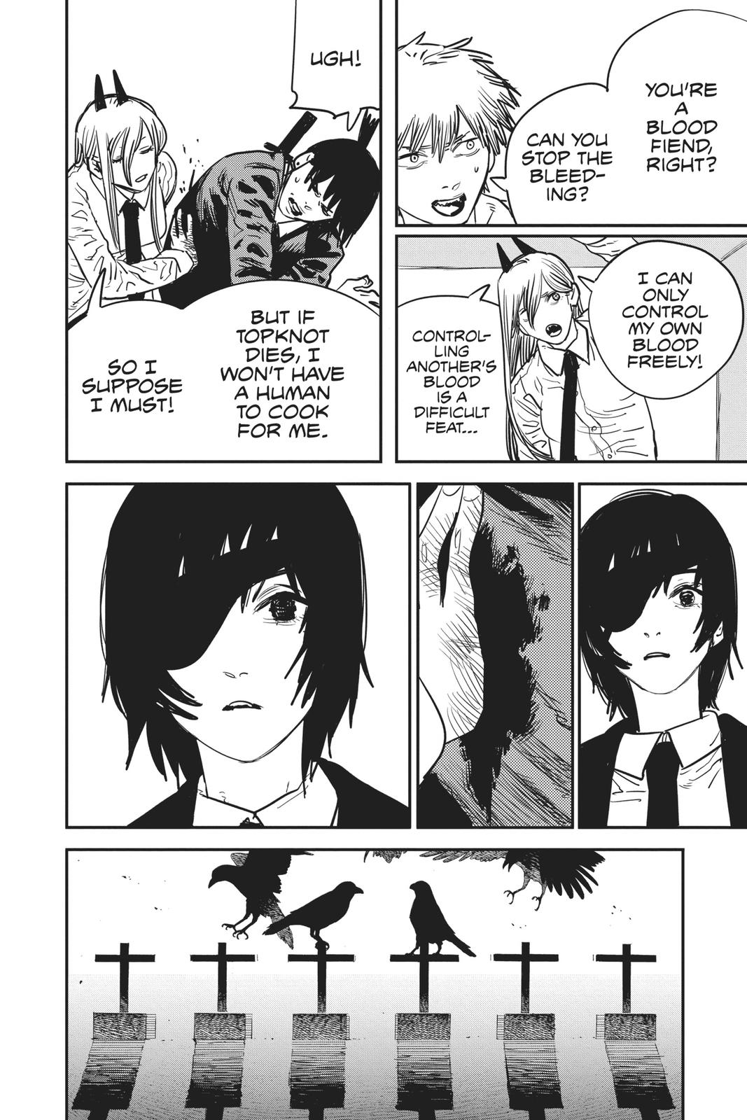 Chainsaw Man Manga Chapter 18 page 6 - Chainsaw vs Eternity scene