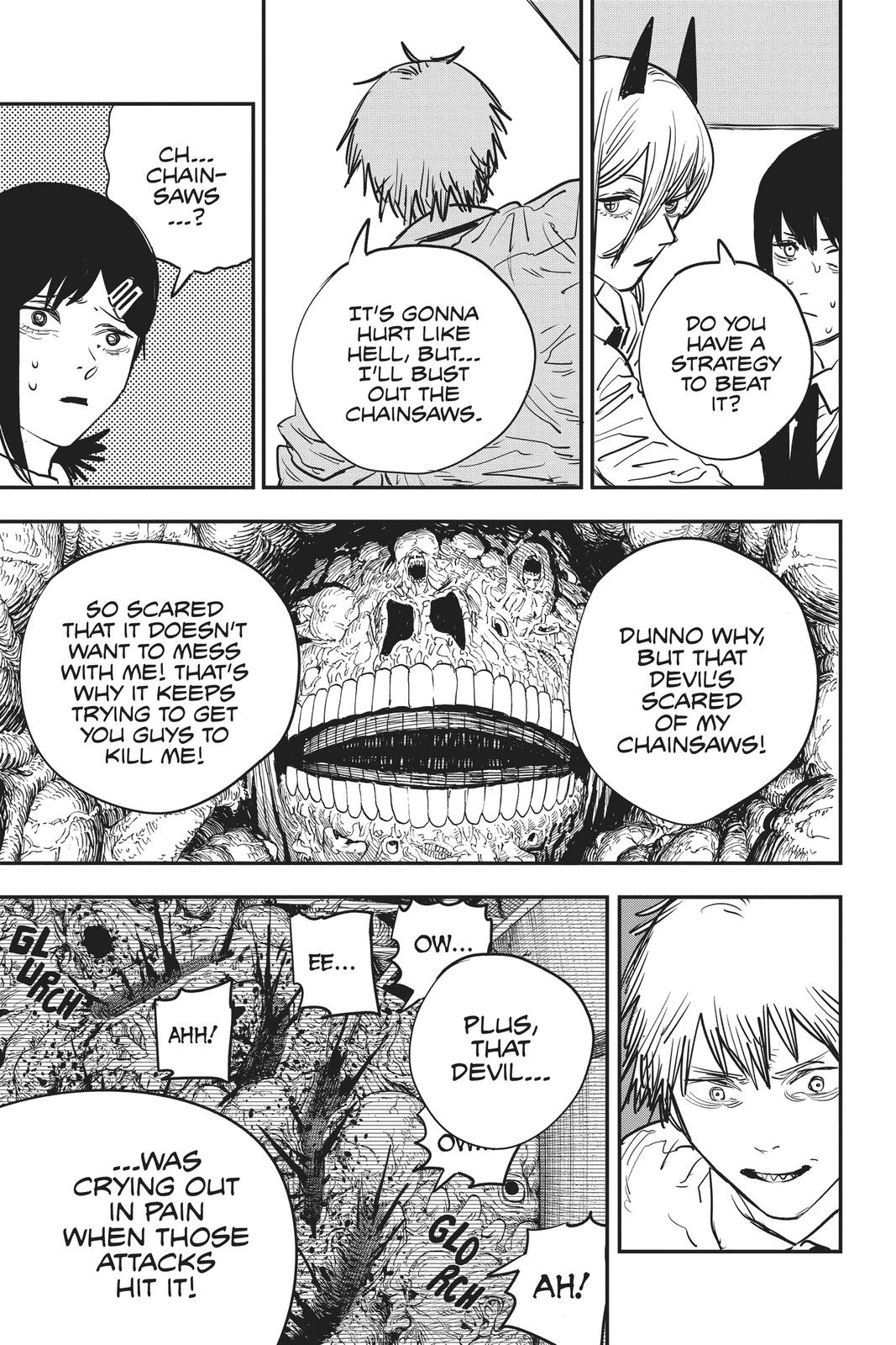 Chainsaw Man Manga Chapter 18 page 9 - Chainsaw vs Eternity scene