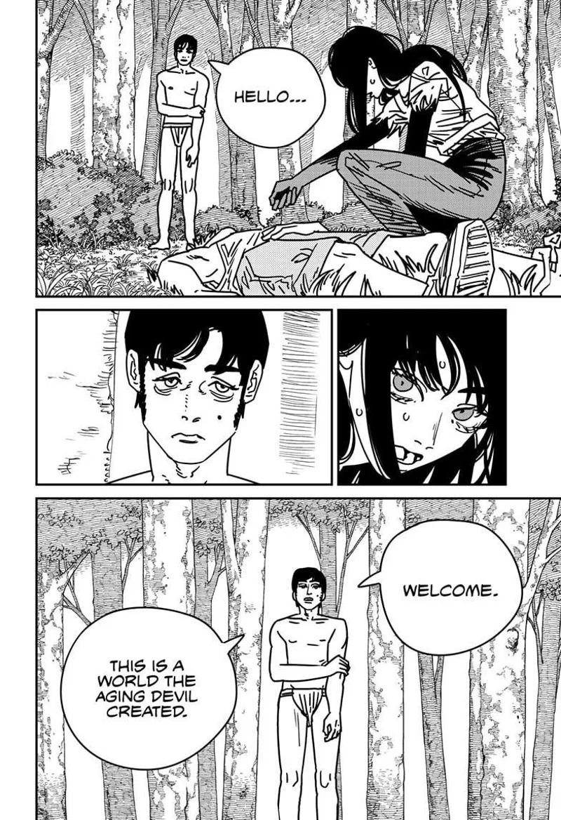 Chainsaw Man Manga Chapter 180 page 10 - Aging's World scene
