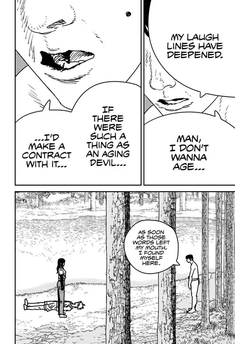 Chainsaw Man Manga Chapter 180 page 12 - Aging's World scene