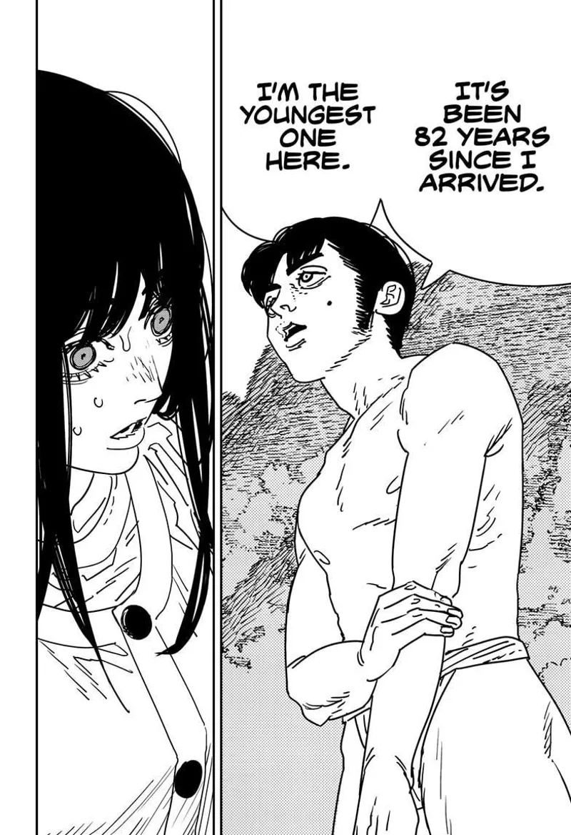 Chainsaw Man Manga Chapter 180 page 14 - Aging's World scene