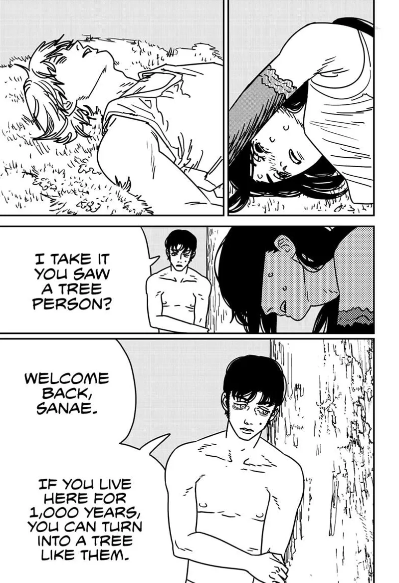 Chainsaw Man Manga Chapter 181 page 10 - Trees on the Mind scene