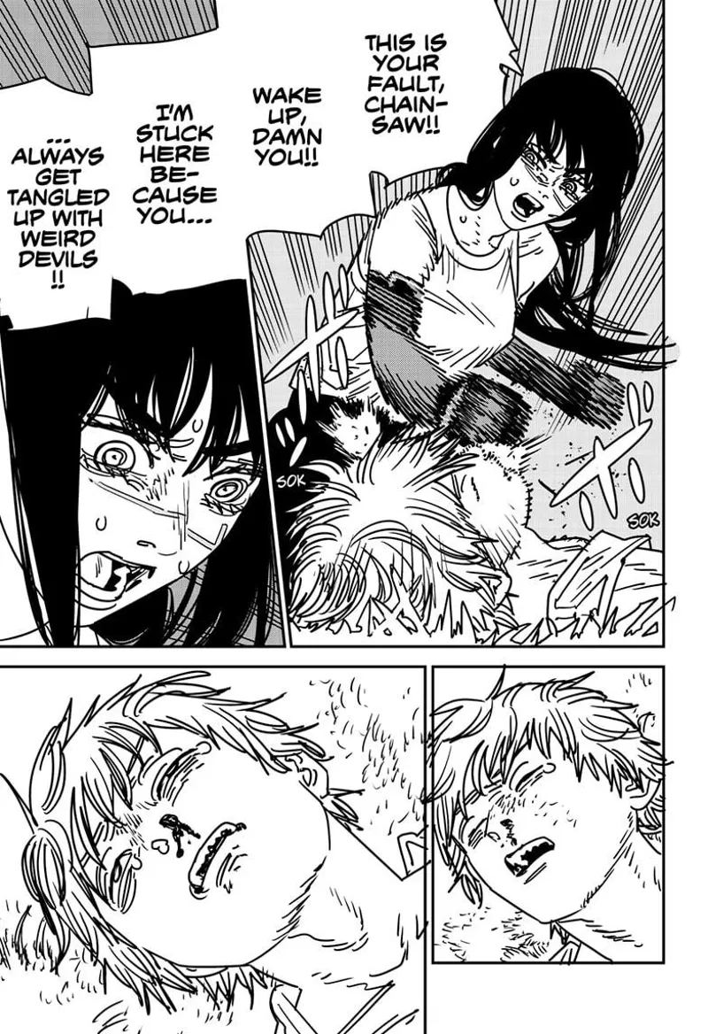 Chainsaw Man Manga Chapter 181 page 14 - Trees on the Mind scene