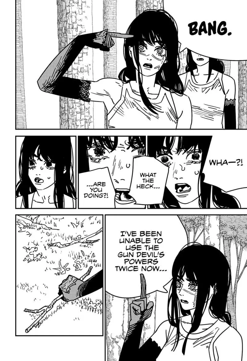 Chainsaw Man Manga Chapter 181 page 3 - Trees on the Mind scene