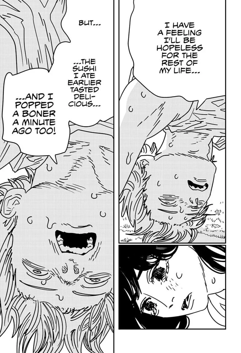 Chainsaw Man Manga Chapter 183 page 11 - Barf, Head, Perv scene