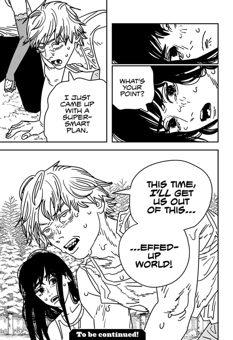 Chainsaw Man Manga Chapter 183 page 15 - Barf, Head, Perv scene