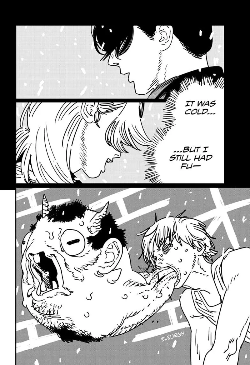 Chainsaw Man Manga Chapter 183 page 2 - Barf, Head, Perv scene