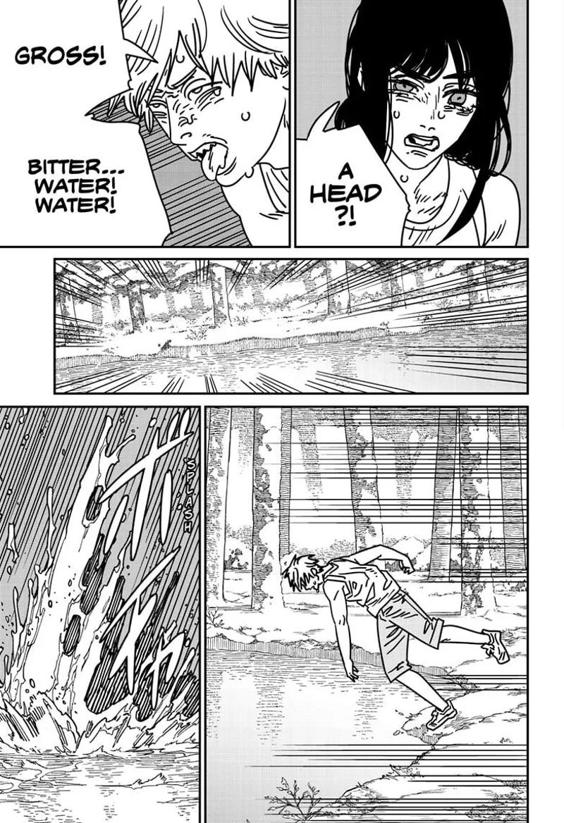 Chainsaw Man Manga Chapter 183 page 3 - Barf, Head, Perv scene