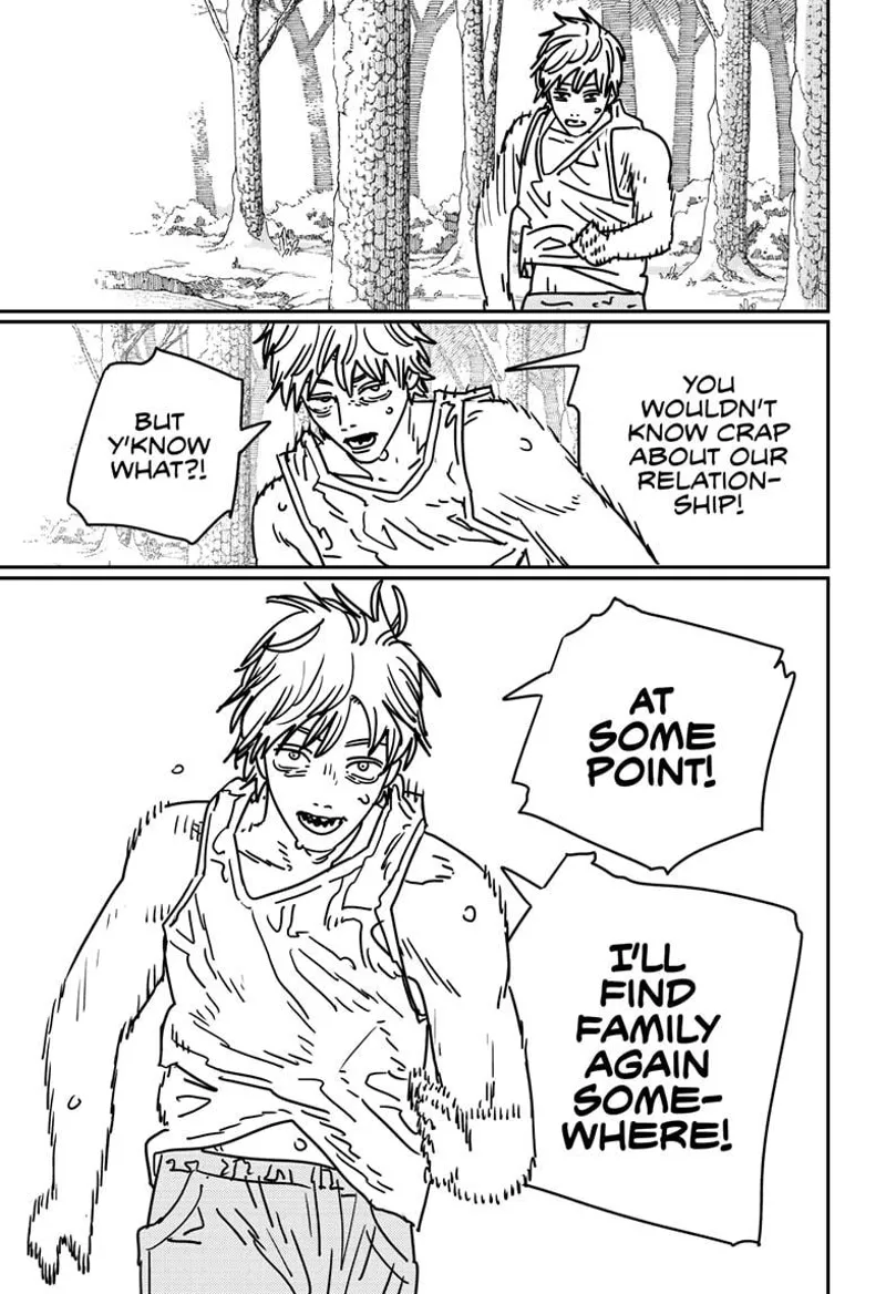 Chainsaw Man Manga Chapter 184 page 11 - Run, Denji! scene