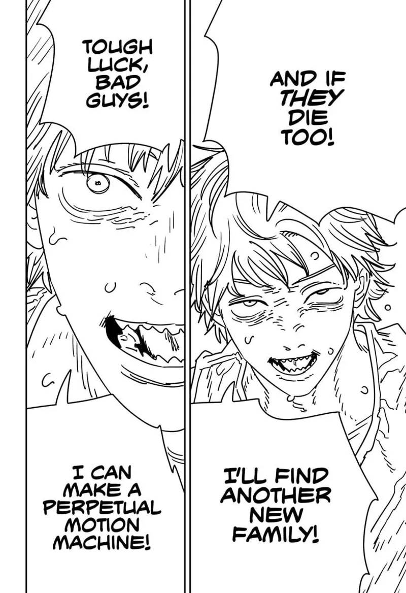 Chainsaw Man Manga Chapter 184 page 12 - Run, Denji! scene