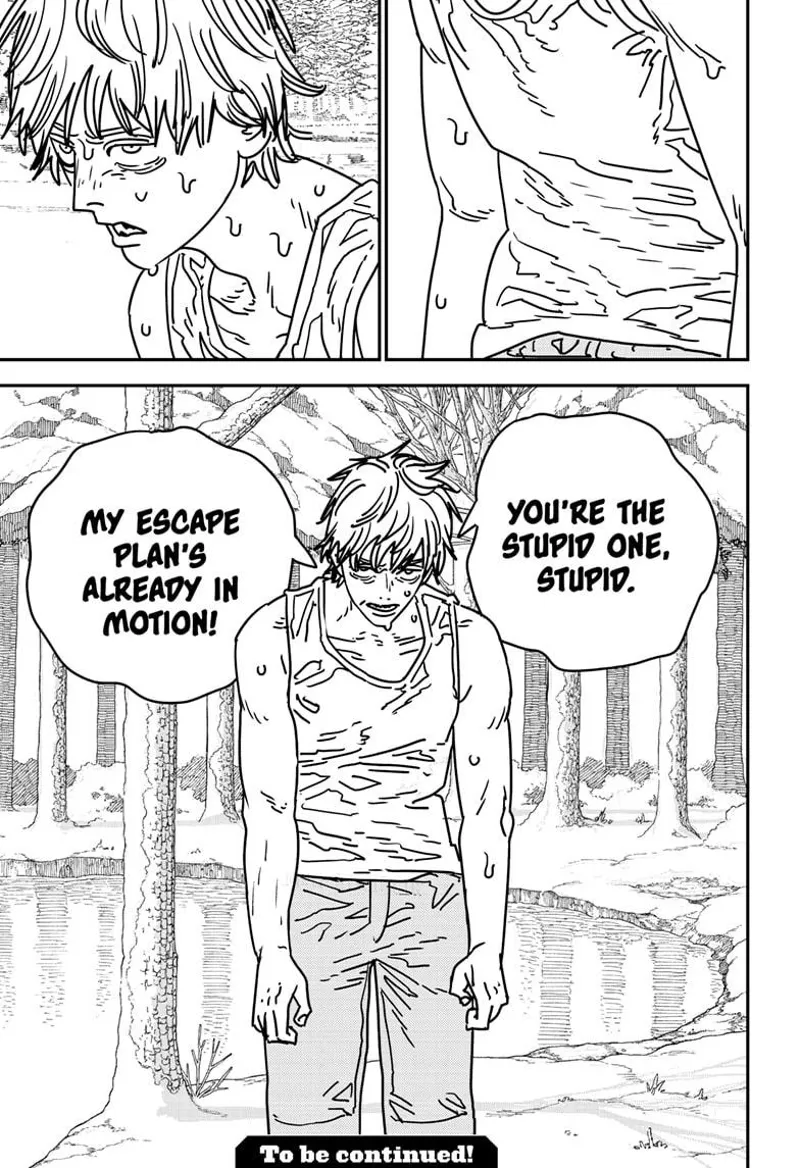 Chainsaw Man Manga Chapter 184 page 15 - Run, Denji! scene