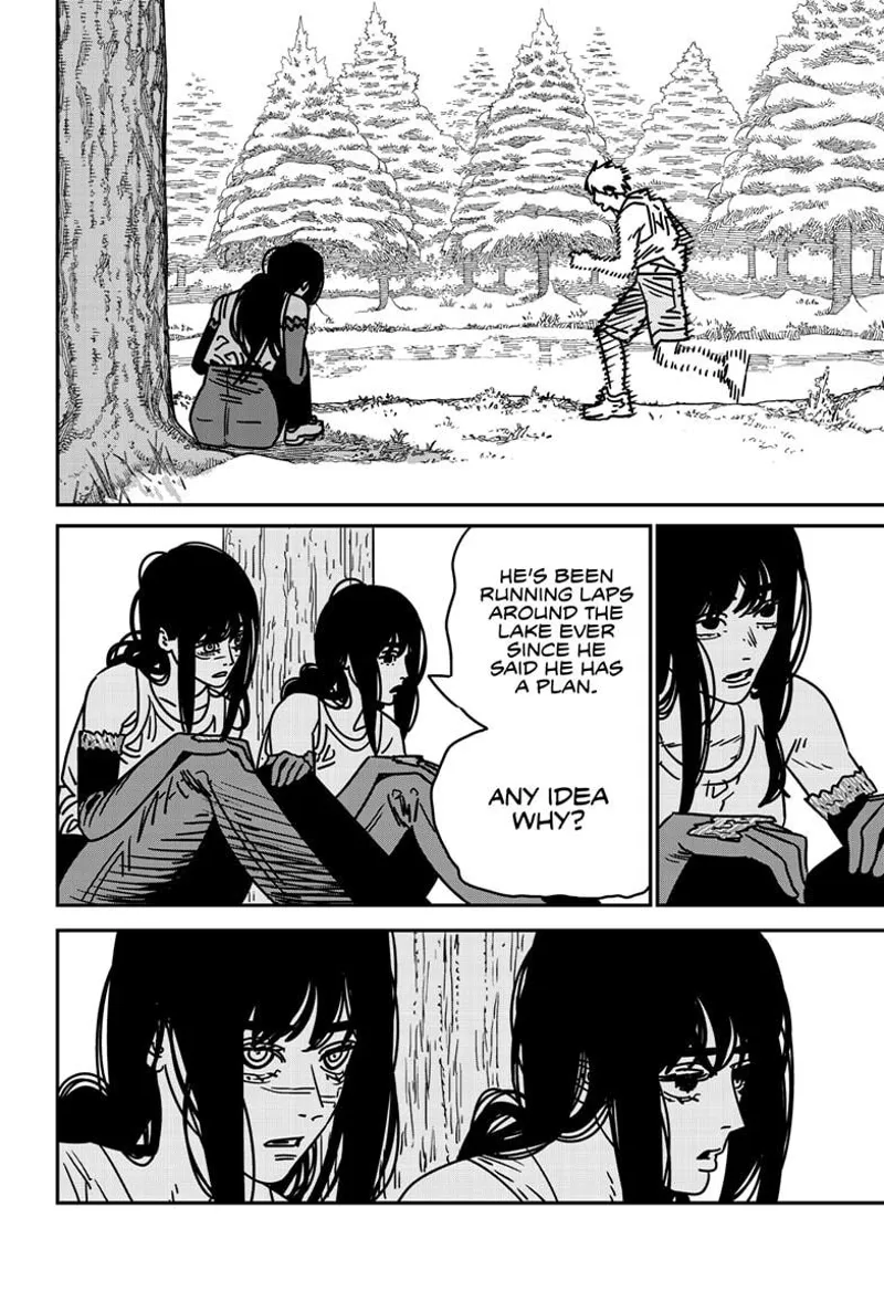 Chainsaw Man Manga Chapter 184 page 2 - Run, Denji! scene