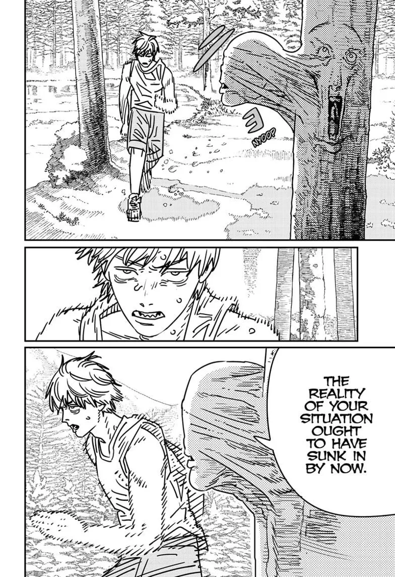 Chainsaw Man Manga Chapter 184 page 4 - Run, Denji! scene