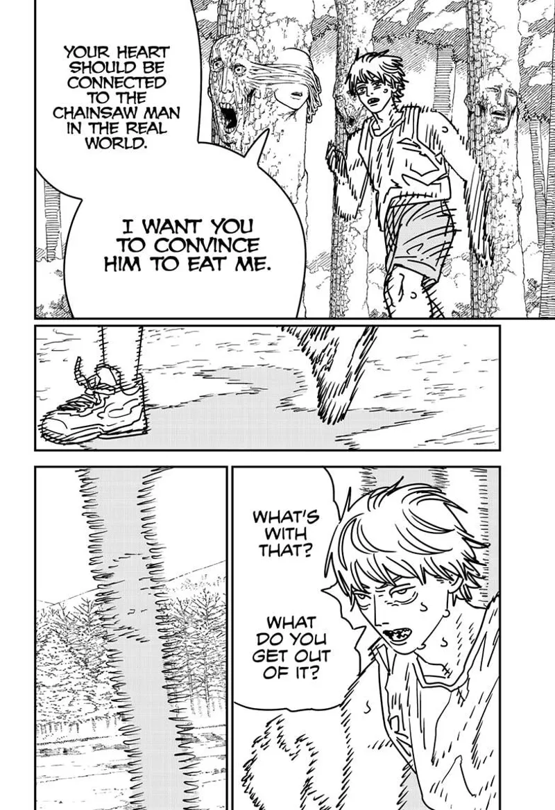 Chainsaw Man Manga Chapter 184 page 6 - Run, Denji! scene