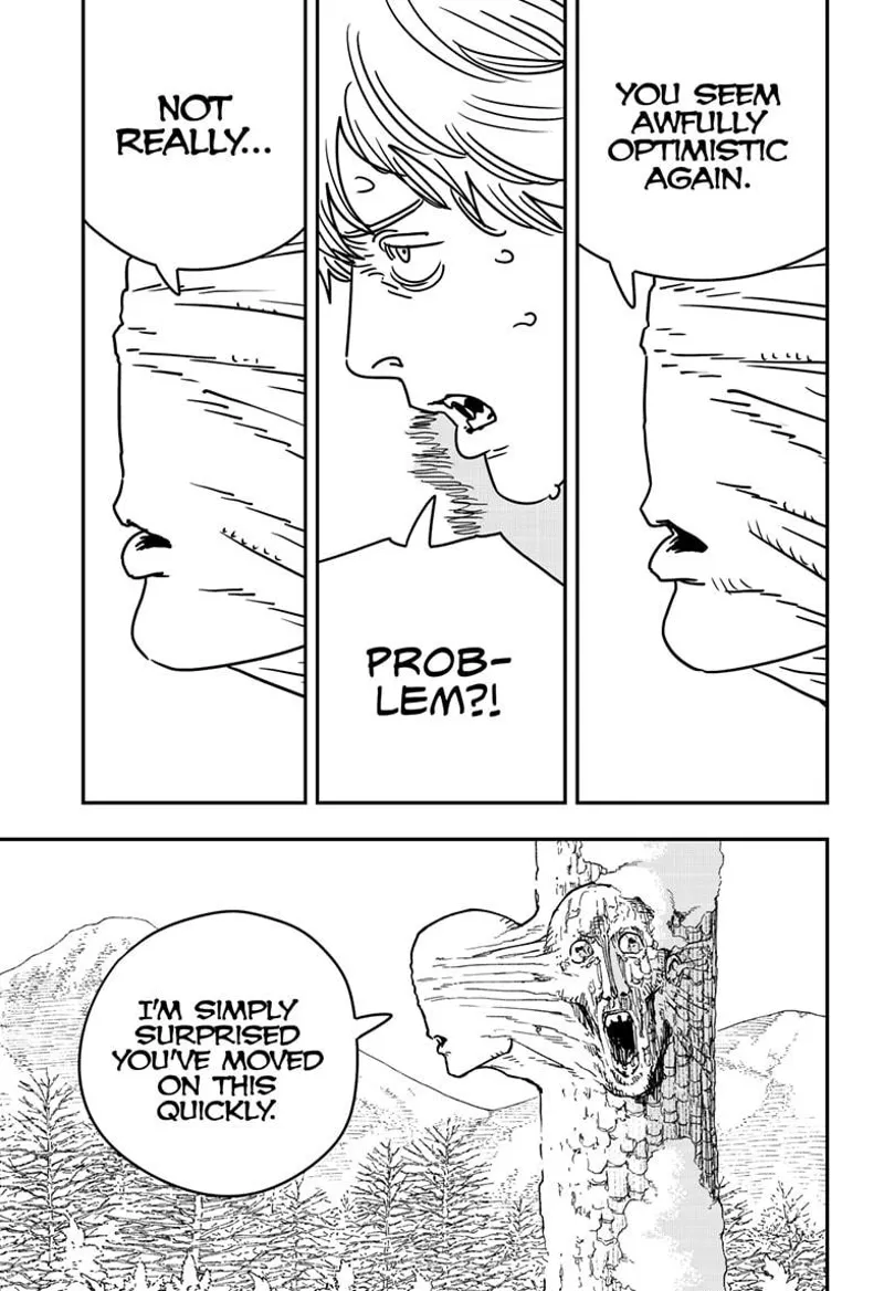 Chainsaw Man Manga Chapter 184 page 9 - Run, Denji! scene