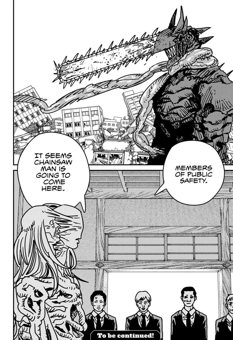 Chainsaw Man Manga Chapter 185 page 15 - Stomach in Another World scene