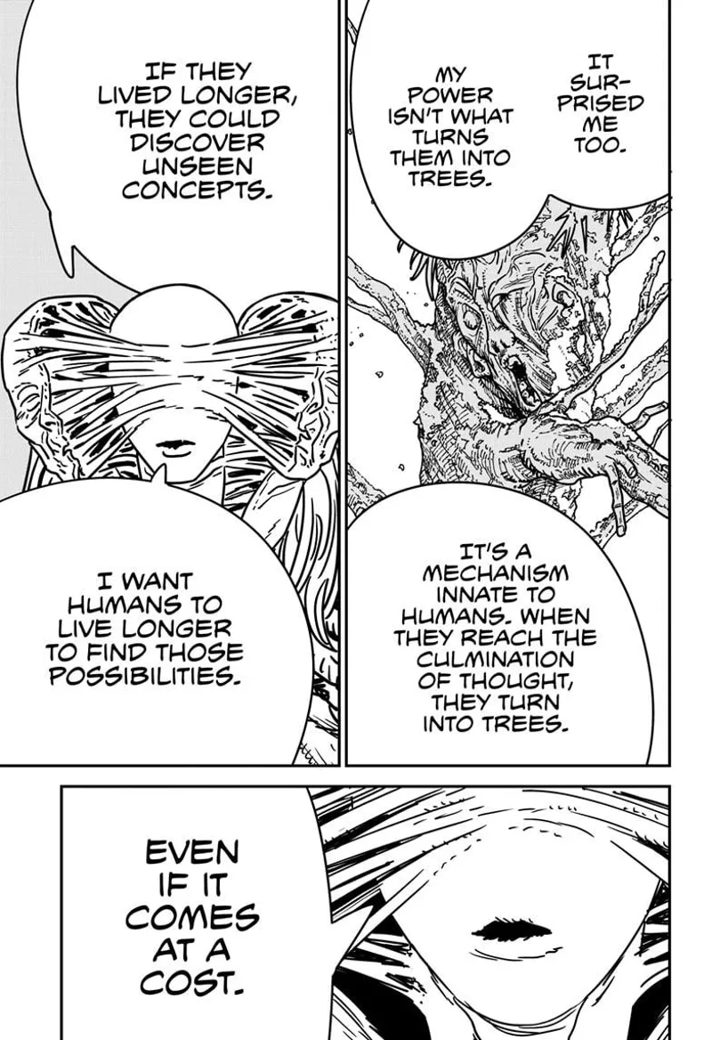 Chainsaw Man Manga Chapter 185 page 2 - Stomach in Another World scene