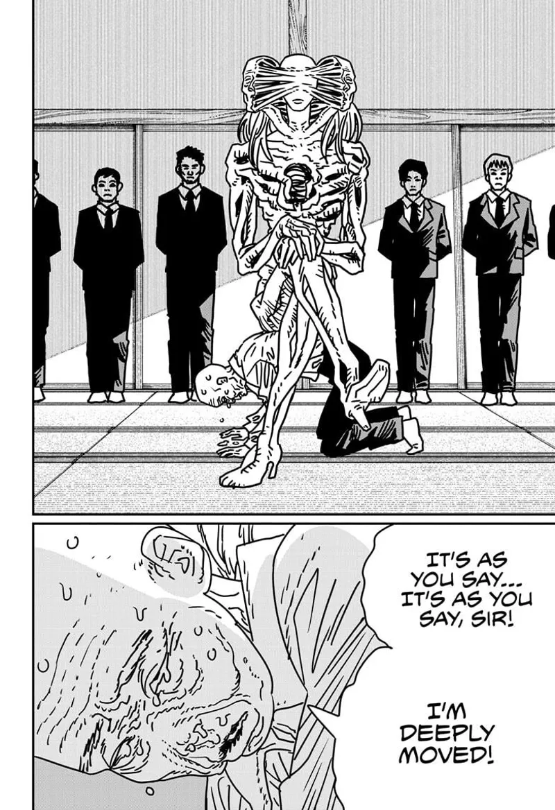 Chainsaw Man Manga Chapter 185 page 3 - Stomach in Another World scene