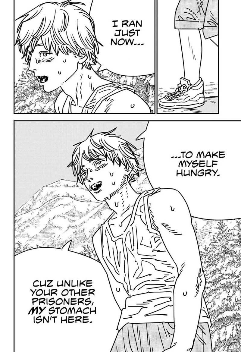 Chainsaw Man Manga Chapter 185 page 5 - Stomach in Another World scene