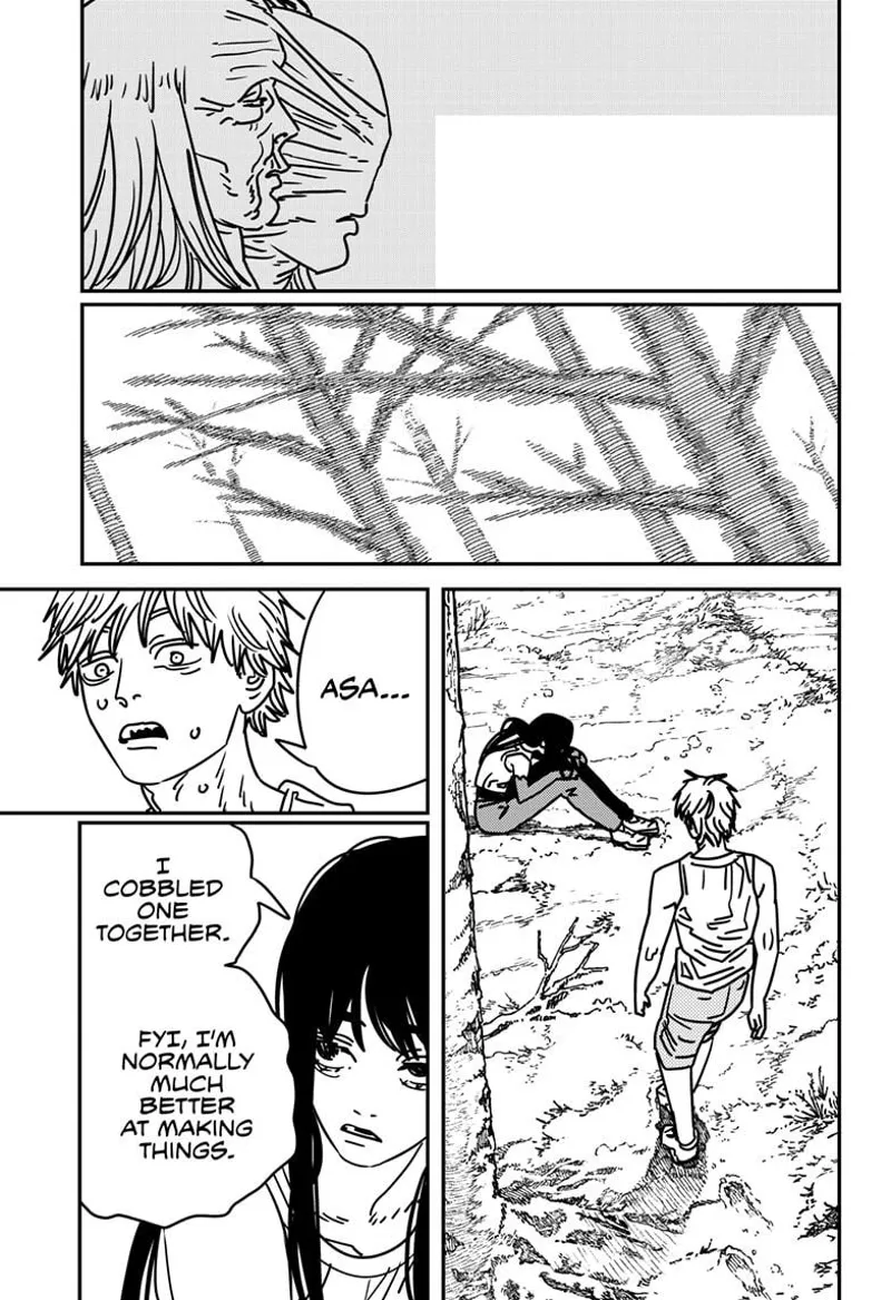 Chainsaw Man Manga Chapter 185 page 6 - Stomach in Another World scene