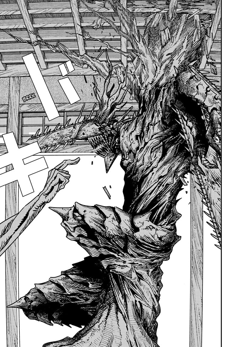 Chainsaw Man Manga Chapter 187 page 8 - Barf! scene
