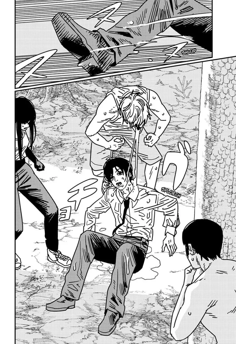 Chainsaw Man Manga Chapter 188 page 2 - Octopus, War, Chainsaw scene