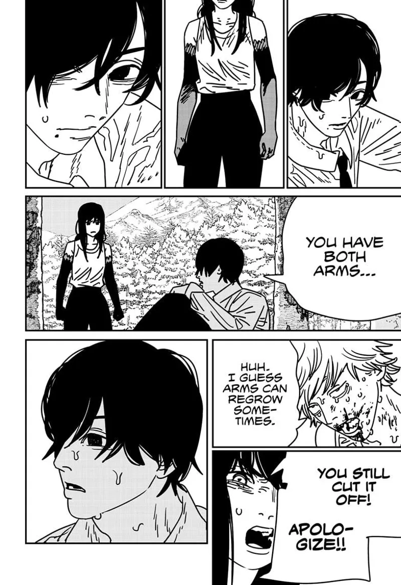 Chainsaw Man Manga Chapter 188 page 4 - Octopus, War, Chainsaw scene