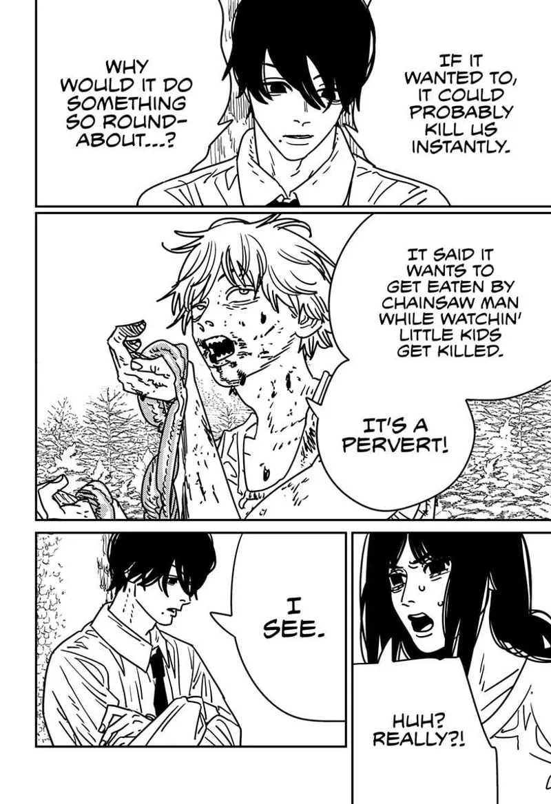 Chainsaw Man Manga Chapter 188 page 6 - Octopus, War, Chainsaw scene