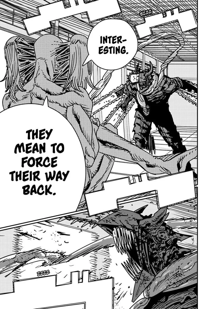 Chainsaw Man Manga Chapter 189 page 3 - Heart Pass, Octopus scene