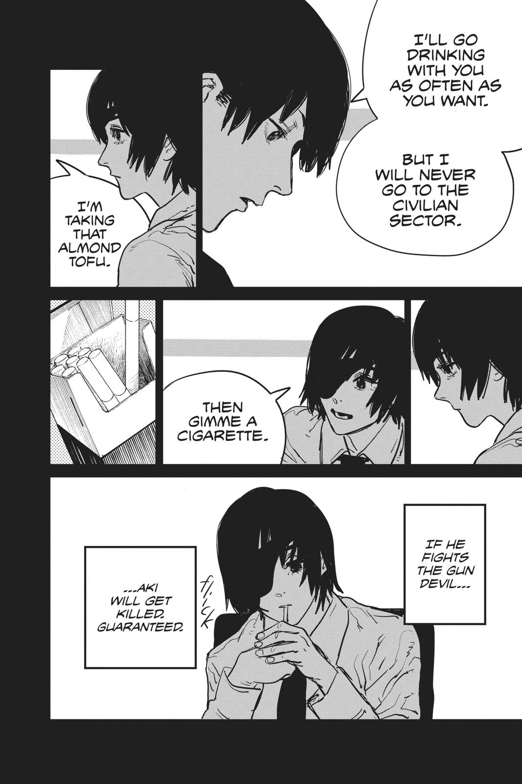 Chainsaw Man Manga Chapter 19 page 10 - Nobel Prize scene