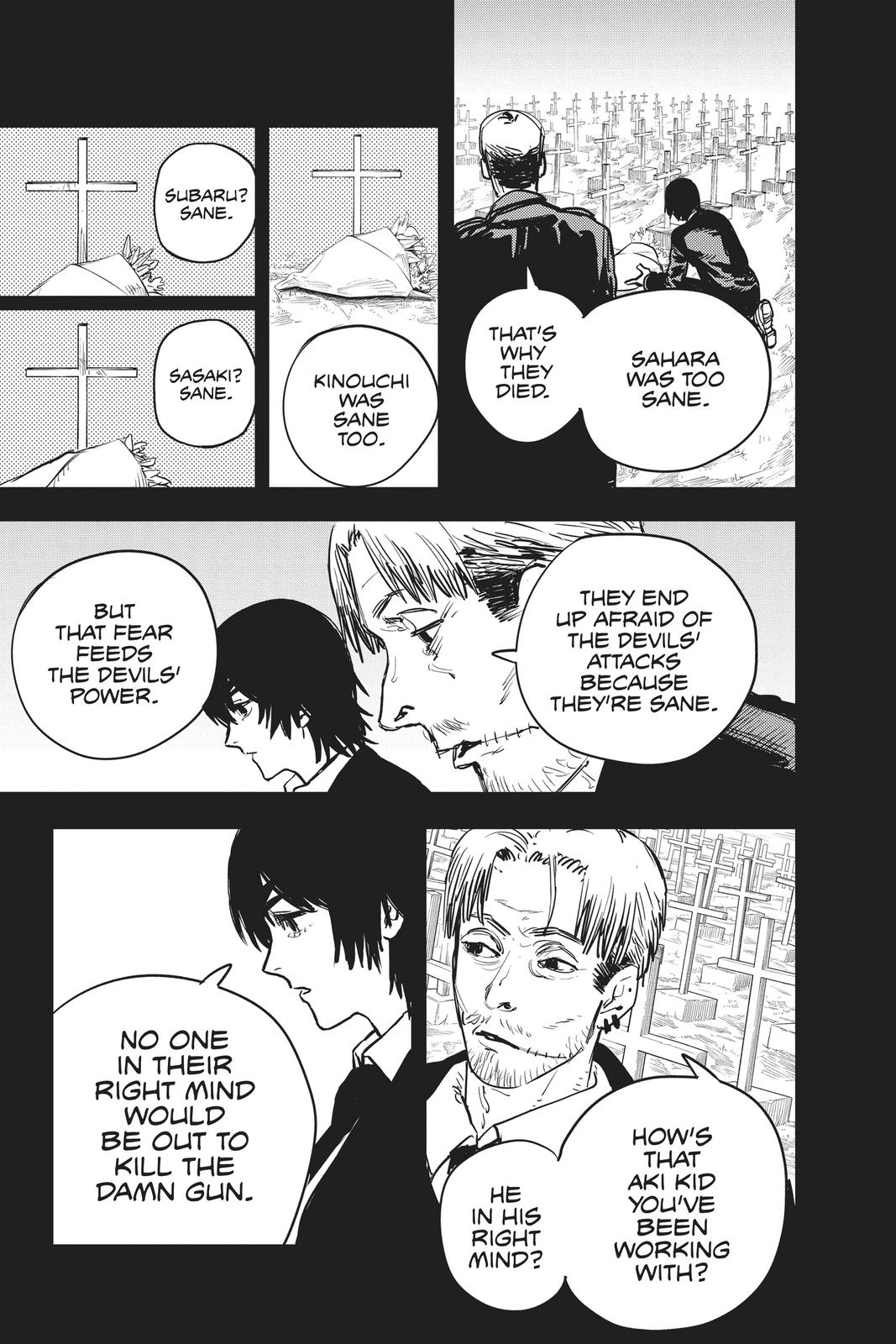 Chainsaw Man Manga Chapter 19 page 5 - Nobel Prize scene