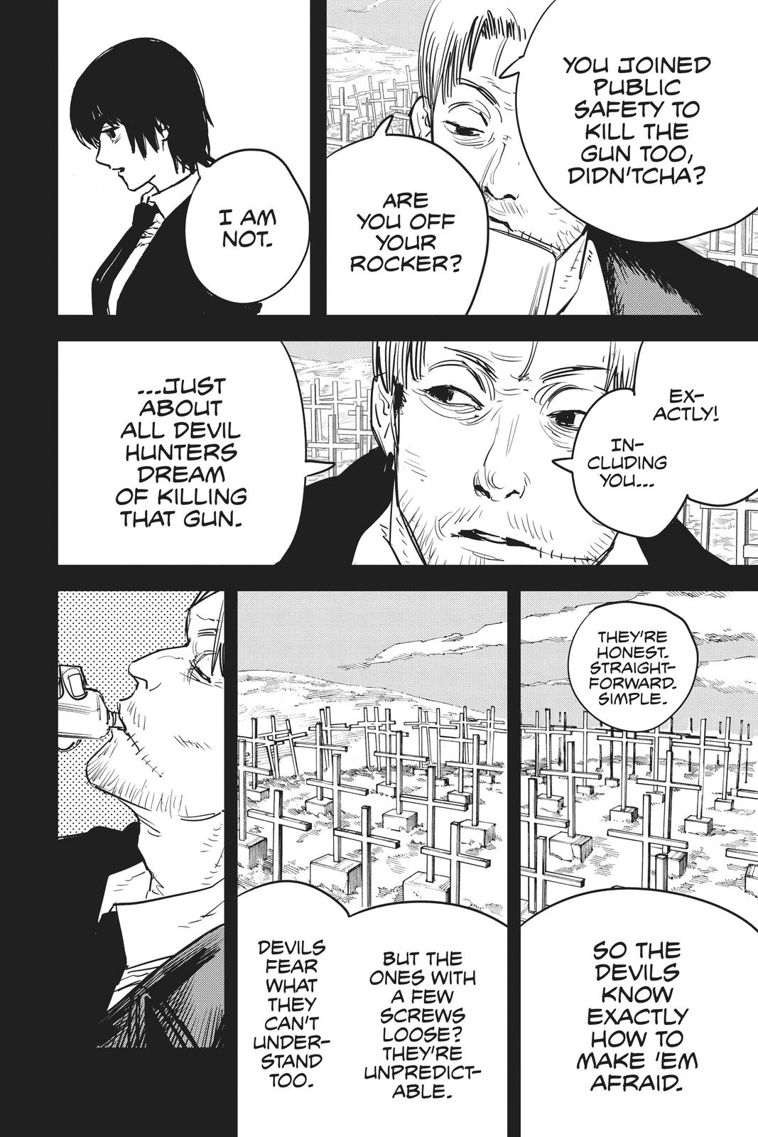 Chainsaw Man Manga Chapter 19 page 6 - Nobel Prize scene