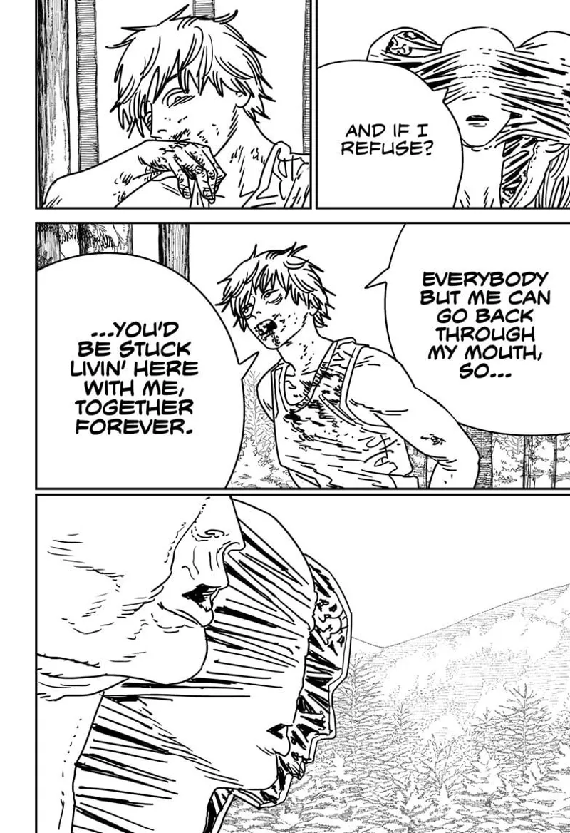 Chainsaw Man Manga Chapter 190 page 10 - To Their Respective Worlds scene